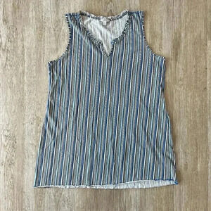 Womens Kathryn Stripe Tank Top - XL
